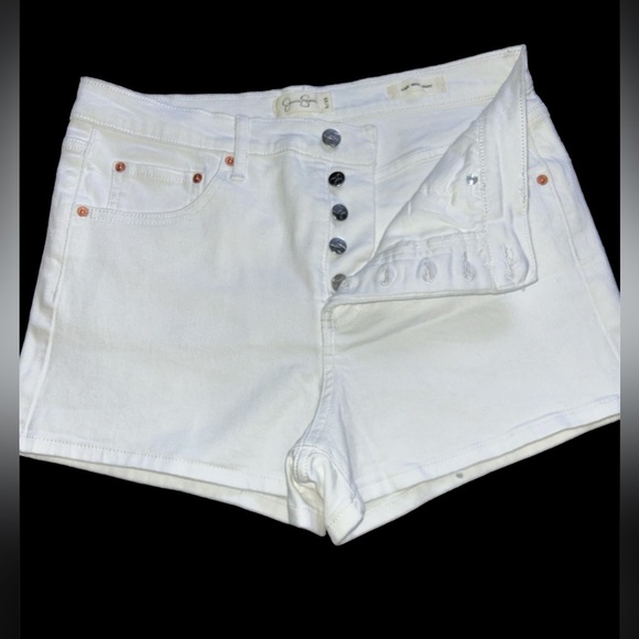Jessica Simpson Pants - Jessica Simpson high waist white shorts size 8/29